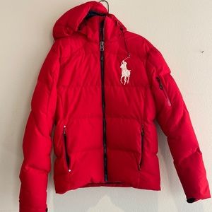 Authentic POLO RALPH LAUREN DOWN PUFFER  JACKET W/HOOD